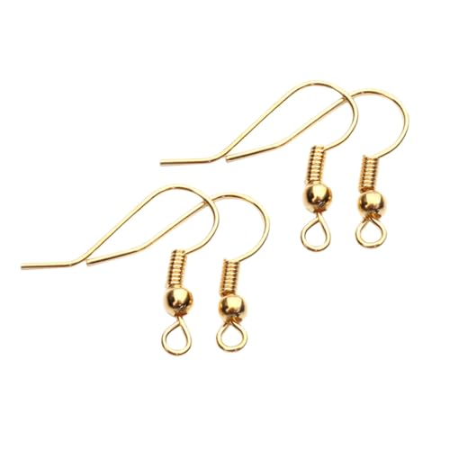 CONGARTENO 200 Stück Goldene Ohrringhaken Einfache Allergische Ohrhaken für Damen Langlebige DIY Schmuckteile Vielseitig für Tägliches Tragen und Basteln Geeignet CONGARTENO 200 Stück Goldene Ohrringhaken Einfache Allergische Ohrhaken für Damen Langlebige DIY Schmuckteile Vielseitig für Tägliches Tragen und Basteln Geeignet von CONGARTENO