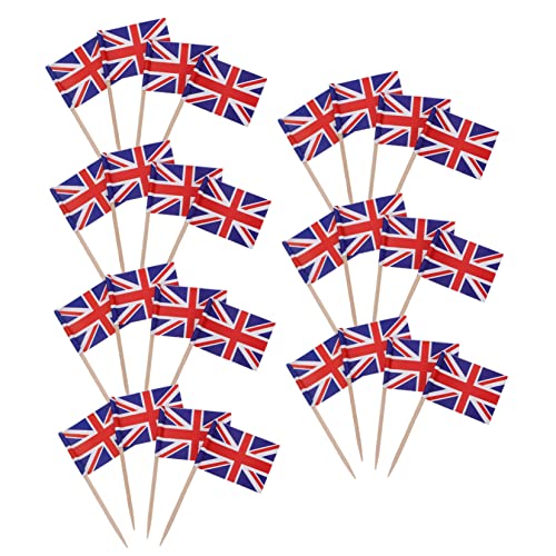 CONGARTENO 200 Stück Zahnstocher-kucheneinsatz Junge Groß Blau Geburtstag Cupcake-topper Mit Flagge Einsätze Stöcke Union Cupcake-flags Kuchendeckel Wählt Partyversorgung Jack Hölzern CONGARTENO 200 Stück Zahnstocher-kucheneinsatz Junge Groß Blau Geburtstag Cupcake-topper Mit Flagge Einsätze Stöcke Union Cupcake-flags Kuchendeckel Wählt Partyversorgung Jack Hölzern von CONGARTENO