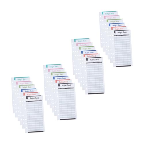 CONGARTENO 24 Stück Teiliges Budgetkarten Nachfüllset mit Löchern Praktische Ausgaben Tracking Blätter für Binder für Zuhause Reise und Geschäftsplanung Übersichtliche Finanzorganisation CONGARTENO 24 Stück Teiliges Budgetkarten Nachfüllset mit Löchern Praktische Ausgaben Tracking Blätter für Binder für Zuhause Reise und Geschäftsplanung Übersichtliche Finanzorganisation von CONGARTENO