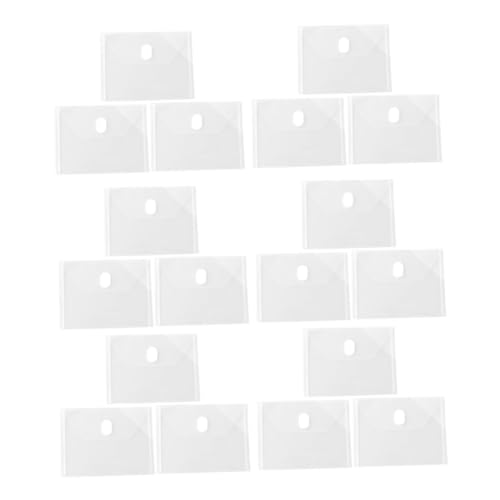 CONGARTENO 24 Stück Teiliges Transparente Wasserdichte Dokumententaschen aus Dickem Pp material Vielseitiger Organizer für Quittungen Geldbeutel und Kleine Unterlagen Praktische Aufbewahrung von CONGARTENO