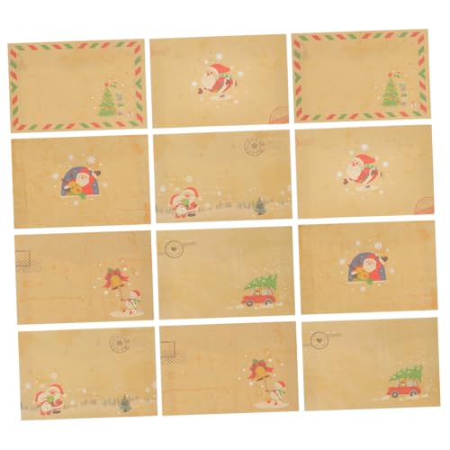 CONGARTENO 24 Stück Teiliges Vintage Kraftpapier Umschläge für Einladungen Weihnachten Hochzeit Geburtstag Hochwertige Briefumschläge mit Retro Design Din Format für Grußkarten und Party CONGARTENO 24 Stück Teiliges Vintage Kraftpapier Umschläge für Einladungen Weihnachten Hochzeit Geburtstag Hochwertige Briefumschläge mit Retro Design Din Format für Grußkarten und Party von CONGARTENO