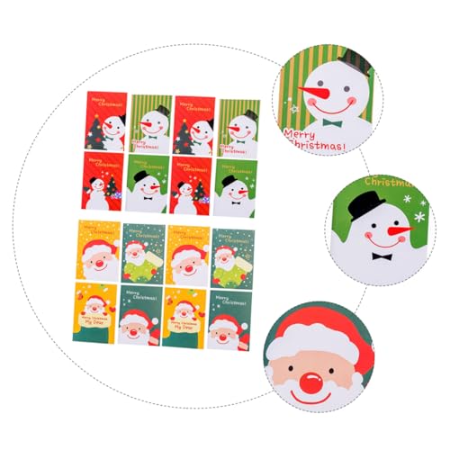 CONGARTENO 24 Stück Teiliges Weihnachts Notizblock Niedliche Pocket Notizbücher mit Cartoon Motiven Hochwertige Papierqualität als Kleine Weihnachtsgeschenke für Frauen und Studenten von CONGARTENO