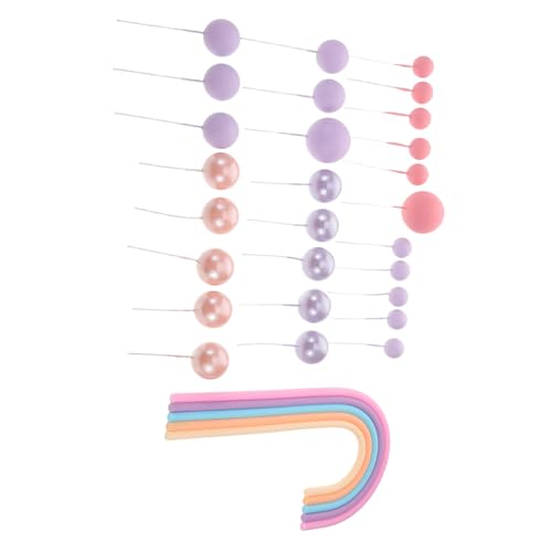 CONGARTENO 28 Stück Mini-luftballons Als Kuchendekoration: Cupcake-topper Mit Regenbogen-, Party-dekorationen Für Hochzeiten, Geburtstage Und Babypartys CONGARTENO 28 Stück Mini-luftballons Als Kuchendekoration: Cupcake-topper Mit Regenbogen-, Party-dekorationen Für Hochzeiten, Geburtstage Und Babypartys von CONGARTENO