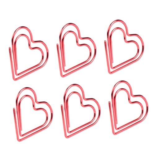 CONGARTENO 2Boxen Herzförmige Büroklammern Metall Büroklammern Kreative Papierklammern für Büro Schule Zuhause pro Box Organisatorisches Schreibwaren Zubehör CONGARTENO 2Boxen Herzförmige Büroklammern Metall Büroklammern Kreative Papierklammern für Büro Schule Zuhause pro Box Organisatorisches Schreibwaren Zubehör von CONGARTENO