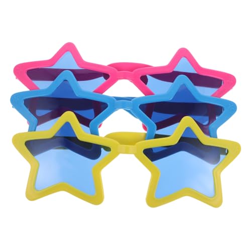 CONGARTENO 3 Stück Fünfzack Sonnenbrille für Sommerpartys Lustige Hawaii Brille Foto Requisiten für Strand Events und Geburtstagsfeiern für Altersgruppen CONGARTENO 3 Stück Fünfzack Sonnenbrille für Sommerpartys Lustige Hawaii Brille Foto Requisiten für Strand Events und Geburtstagsfeiern für Altersgruppen von CONGARTENO