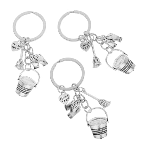 CONGARTENO 3 Stück Hausmeister Schlüsselanhänger mit Besen und Schaufel Motiv Leichtes Metall Stilvolles Dankeschön Geschenk für Reinigungskräfte Praktisch und Kompakt für Alltag und Arbeit CONGARTENO 3 Stück Hausmeister Schlüsselanhänger mit Besen und Schaufel Motiv Leichtes Metall Stilvolles Dankeschön Geschenk für Reinigungskräfte Praktisch und Kompakt für Alltag und Arbeit von CONGARTENO