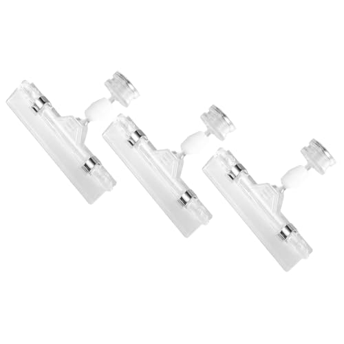 CONGARTENO 3 Stück Magnetische Preisschildhalter Transparent Stabile Preisetiketten Clips für Supermarkt Einzelhandel Leicht Tragbar und Einfach zu Bedienen von CONGARTENO