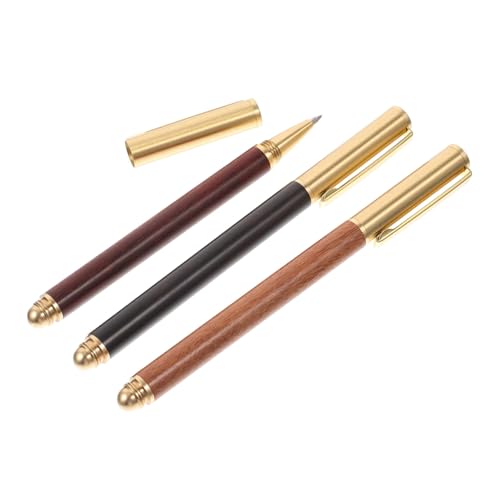 CONGARTENO 3 Stück Teiliges Holz stifteset Feine Spitze Kugelschreiber aus Rosenholz Ebenholz und Mahagoni Glattes Schreiben Geschenk Stifte für Schule und Büro Praktisches Schreibwerkzeug CONGARTENO 3 Stück Teiliges Holz stifteset Feine Spitze Kugelschreiber aus Rosenholz Ebenholz und Mahagoni Glattes Schreiben Geschenk Stifte für Schule und Büro Praktisches Schreibwerkzeug von CONGARTENO