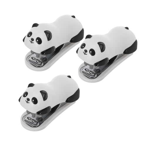 CONGARTENO 3 Stück Teiliges Mini Panda Heftgerät mit Integriertem Klammerentferner Handliches Cartoon Heftgerät für Büro Schule und Zuhause Tragbarer Kleiner Bürobedarf für Jungen und CONGARTENO 3 Stück Teiliges Mini Panda Heftgerät mit Integriertem Klammerentferner Handliches Cartoon Heftgerät für Büro Schule und Zuhause Tragbarer Kleiner Bürobedarf für Jungen und von CONGARTENO