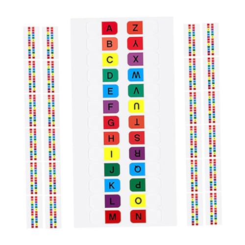 CONGARTENO 30 Blatt Bunte Buchstaben Haftnotizen Kleine Selbstklebende Registertabs Farbige Indexetiketten zum Beschriften und Klassifizieren von Schulheften und Aktenordnern CONGARTENO 30 Blatt Bunte Buchstaben Haftnotizen Kleine Selbstklebende Registertabs Farbige Indexetiketten zum Beschriften und Klassifizieren von Schulheften und Aktenordnern von CONGARTENO