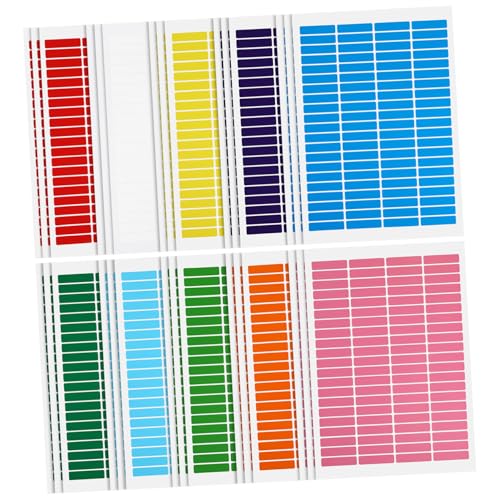 CONGARTENO 30 Blatt Bunte Selbstklebende Etiketten Farbige Aufkleber zum Beschriften für Versand Lagerung und Büroorganisation Leicht Abziehbar Vielseitig Einsetzbar Glatt Beschreibbar CONGARTENO 30 Blatt Bunte Selbstklebende Etiketten Farbige Aufkleber zum Beschriften für Versand Lagerung und Büroorganisation Leicht Abziehbar Vielseitig Einsetzbar Glatt Beschreibbar von CONGARTENO