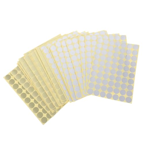 CONGARTENO 30 Blatt Selbstklebende Runde Klebepunkte Farbige Markierungsetiketten in Gold und Silber Ablösbare Farbcodierung für Büro Schule Kalender Organisation und Dekoration CONGARTENO 30 Blatt Selbstklebende Runde Klebepunkte Farbige Markierungsetiketten in Gold und Silber Ablösbare Farbcodierung für Büro Schule Kalender Organisation und Dekoration von CONGARTENO