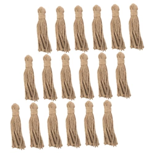 CONGARTENO 30 Stück Natürliche Jute Quasten für DIY Bastelprojekte Rustikales Juteseil für Holzperlen Girlanden Vielseitige Weihnachtsdeko Nachhaltige Bastelmaterialien für Kränze und Körbe CONGARTENO 30 Stück Natürliche Jute Quasten für DIY Bastelprojekte Rustikales Juteseil für Holzperlen Girlanden Vielseitige Weihnachtsdeko Nachhaltige Bastelmaterialien für Kränze und Körbe von CONGARTENO