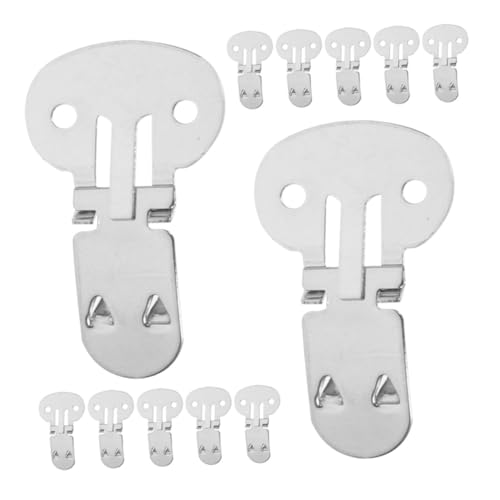 CONGARTENO 30 Stück Teiliges Große Edelstahl Schuhclips Flach Stabile Metallklammern für DIY Bastelprojekte Schuhdekoration Vielseitig Einsetzbar Robust Langlebig von CONGARTENO