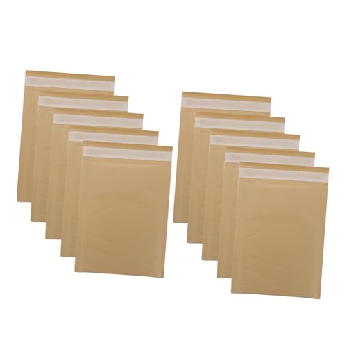 CONGARTENO 30 Stück Versandtaschen mit Luftpolster Selbstklebend Stoßfest aus Natur kraftpapier Gepolstert Leicht und Reißfest Versandverpackung CONGARTENO 30 Stück Versandtaschen mit Luftpolster Selbstklebend Stoßfest aus Natur kraftpapier Gepolstert Leicht und Reißfest Versandverpackung von CONGARTENO