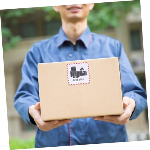 CONGARTENO 300 Stück Lithium Batterie Versandetiketten Brandwarnung Selbstklebend Für Sicheren Transport Lithium ionen Akkus Gefahrgut Hinweis Aufkleber CONGARTENO 300 Stück Lithium Batterie Versandetiketten Brandwarnung Selbstklebend Für Sicheren Transport Lithium ionen Akkus Gefahrgut Hinweis Aufkleber von CONGARTENO