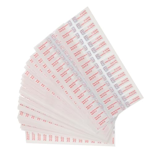 CONGARTENO 3000 Stück Selbstklebende Schutzfolie Warnetiketten Pp synthetikpapier Stark Haftend Reißfest für Einfache Entfernung Glatte Oberflächen Film entfernung Hinweisaufkleber von CONGARTENO