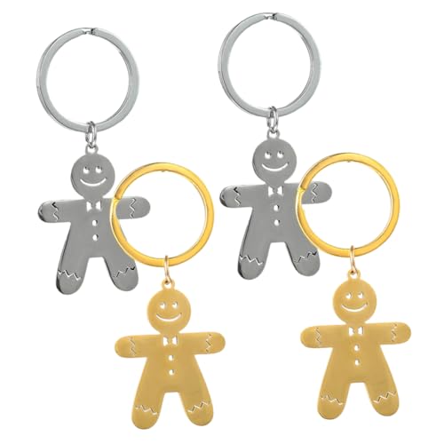 CONGARTENO 4 Stück Lebkuchenmann Schlüsselanhänger Guiro Lebkuchen Schlüsselringe Lebkuchen Ornamente Durchsichtige Bh Träger Unsichtbarer Weihnachtskranz Mattes Weihnachts CONGARTENO 4 Stück Lebkuchenmann Schlüsselanhänger Guiro Lebkuchen Schlüsselringe Lebkuchen Ornamente Durchsichtige Bh Träger Unsichtbarer Weihnachtskranz Mattes Weihnachts von CONGARTENO