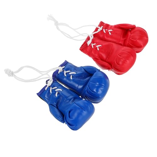 CONGARTENO 4 Stück Mini Boxhandschuhe Teilig Rot Blau Miniatur Boxing Gloves Ornament für Autospiegel Weihnachtsdekoration und Deko Realistische Souvenir Punching Gloves für Boxfans CONGARTENO 4 Stück Mini Boxhandschuhe Teilig Rot Blau Miniatur Boxing Gloves Ornament für Autospiegel Weihnachtsdekoration und Deko Realistische Souvenir Punching Gloves für Boxfans von CONGARTENO