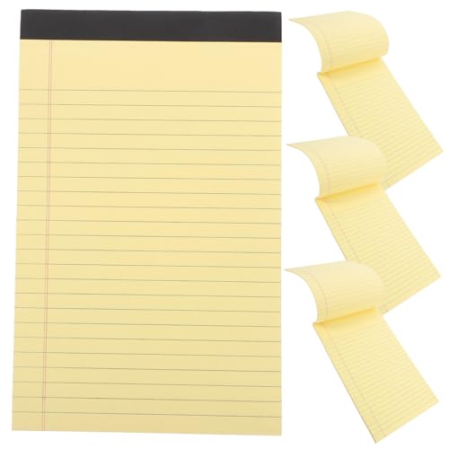 CONGARTENO 4 Stück Notizblöcke Gelb Liniert Abreißbar Schreibblock Memo Pads für Büro und Zuhause mit Tintenfestem Papier CONGARTENO 4 Stück Notizblöcke Gelb Liniert Abreißbar Schreibblock Memo Pads für Büro und Zuhause mit Tintenfestem Papier von CONGARTENO