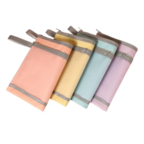 CONGARTENO 4 Stück Teiliges Dokumenten Organizer Halbtransparente Reißverschluss Taschen Große Kapazität für Dateien und Stifte Praktische Aufbewahrungstaschen in Pastell Rosa Gelb für Büro CONGARTENO 4 Stück Teiliges Dokumenten Organizer Halbtransparente Reißverschluss Taschen Große Kapazität für Dateien und Stifte Praktische Aufbewahrungstaschen in Pastell Rosa Gelb für Büro von CONGARTENO