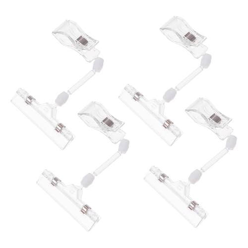 CONGARTENO 4 Stück Teiliges Transparentes Pop werbeclip Langlebige Preisschildhalter mit Feiner Verarbeitung Leichter Tragbarer Etikettenhalter für Regale und Verkaufsstände im Einzelhandel CONGARTENO 4 Stück Teiliges Transparentes Pop werbeclip Langlebige Preisschildhalter mit Feiner Verarbeitung Leichter Tragbarer Etikettenhalter für Regale und Verkaufsstände im Einzelhandel von CONGARTENO