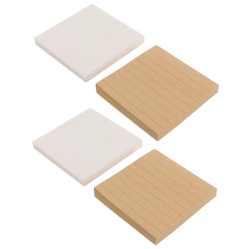 CONGARTENO 4 Stücke Teiliges Kreatives Haftnotizen mit Streifen und Karos Selbstklebende Notizzettel aus Kraft und Weißpapier pro Block Geeignet für Büro Schule und Zuhause Zufällige Muster CONGARTENO 4 Stücke Teiliges Kreatives Haftnotizen mit Streifen und Karos Selbstklebende Notizzettel aus Kraft und Weißpapier pro Block Geeignet für Büro Schule und Zuhause Zufällige Muster von CONGARTENO