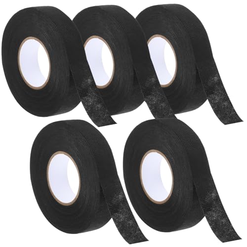CONGARTENO 5 Rollen Hochtemperatur Kabelbaum Gewebeband Selbstklebendes Isolierband für Auto Motor Kabelschutz Geräuschdämpfend Flexibles Polyester Klebeband CONGARTENO 5 Rollen Hochtemperatur Kabelbaum Gewebeband Selbstklebendes Isolierband für Auto Motor Kabelschutz Geräuschdämpfend Flexibles Polyester Klebeband von CONGARTENO