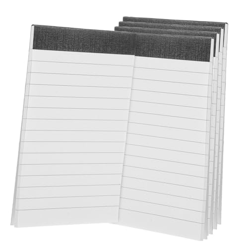 CONGARTENO 5 Stück Kleine Liniertes Notizblock Stabiler Rückwand pro Block Farbige Schreibblöcke für Büro Notizen Handliches Mini taschenformat von CONGARTENO
