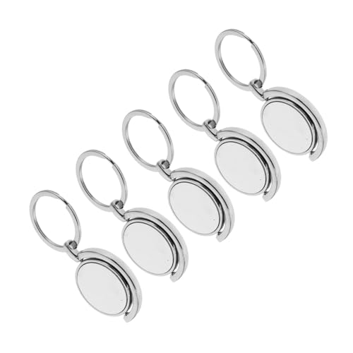 CONGARTENO 5 Stück Sublimations-schlüsselanhänger aus Metall Rund mit Drehfunktion Hitzebeständig für Wärmeübertragung Langlebig und Vielseitig für Diy-projekte Schlüssel und Taschen Geeignet CONGARTENO 5 Stück Sublimations-schlüsselanhänger aus Metall Rund mit Drehfunktion Hitzebeständig für Wärmeübertragung Langlebig und Vielseitig für Diy-projekte Schlüssel und Taschen Geeignet von CONGARTENO