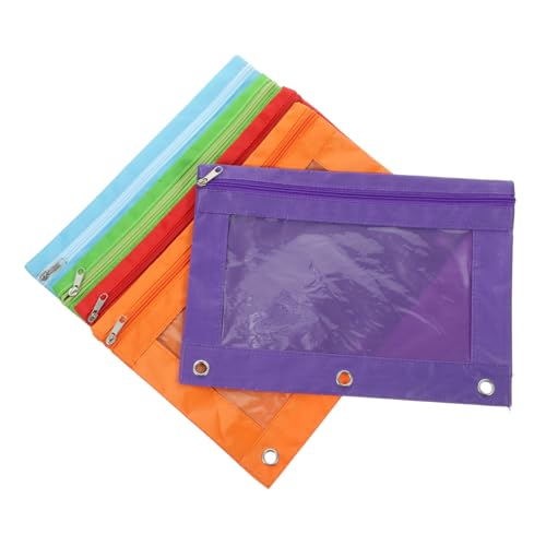 CONGARTENO 5 Stück Teiliges Binder Taschen aus Oxford Große Kapazität Stifte Dokumententasche mit Reißverschluss Wasserabweisend für Büro Schule und Reisen Vielfältige Farben Inklusive CONGARTENO 5 Stück Teiliges Binder Taschen aus Oxford Große Kapazität Stifte Dokumententasche mit Reißverschluss Wasserabweisend für Büro Schule und Reisen Vielfältige Farben Inklusive von CONGARTENO