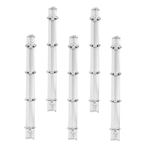 CONGARTENO 5 Stück Teiliges Metall ringbuch Ordner Ersatzmechanismus mit Robusten Metallklammern Leicht und Handlich für Schule und Büro zur Dokumentenorganisation in Silber CONGARTENO 5 Stück Teiliges Metall ringbuch Ordner Ersatzmechanismus mit Robusten Metallklammern Leicht und Handlich für Schule und Büro zur Dokumentenorganisation in Silber von CONGARTENO
