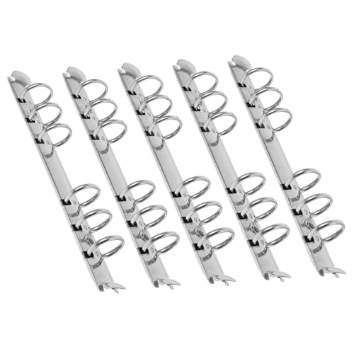 CONGARTENO 5 Stück Teiliges Ringbuch Mechanismus Ring Binder aus Ersatz für Lose Notizbuch DIY Leicht Langlebig Passend für Planer und Ringordner für Büro Schule Zuhause CONGARTENO 5 Stück Teiliges Ringbuch Mechanismus Ring Binder aus Ersatz für Lose Notizbuch DIY Leicht Langlebig Passend für Planer und Ringordner für Büro Schule Zuhause von CONGARTENO