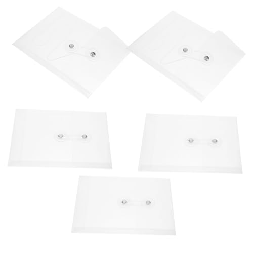 CONGARTENO 5 Stück Transparente Aufbewahrungstaschen aus PP mit Kartenhalter Vielseitige Dokumententaschen für Büro und Schule zur Geordneten Organisation von Dateien und Notizen CONGARTENO 5 Stück Transparente Aufbewahrungstaschen aus PP mit Kartenhalter Vielseitige Dokumententaschen für Büro und Schule zur Geordneten Organisation von Dateien und Notizen von CONGARTENO