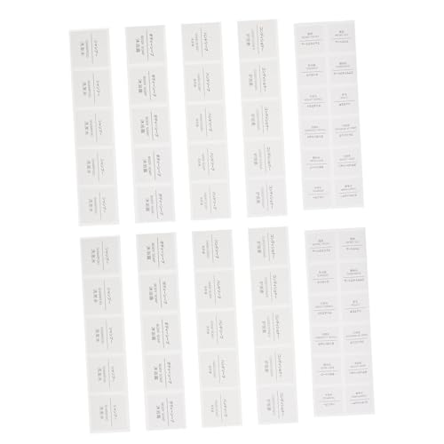 CONGARTENO 50 Blatt Selbstklebende Wasserfeste Flaschenetiketten für Shampoo Conditioner Duschgel Seifenspender Mehrsprachige Aufkleber für Einfache Beschriftung und Organisation von CONGARTENO 50 Blatt Selbstklebende Wasserfeste Flaschenetiketten für Shampoo Conditioner Duschgel Seifenspender Mehrsprachige Aufkleber für Einfache Beschriftung und Organisation von von CONGARTENO