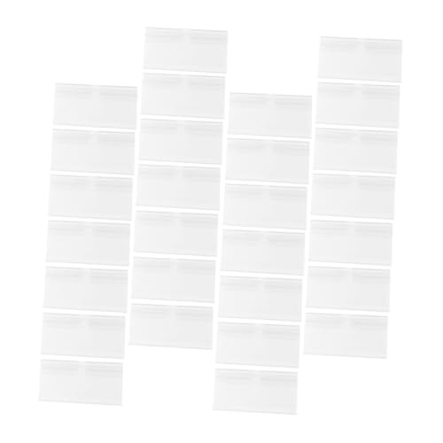 CONGARTENO 50 Stück Transparente PVC Etikettenhalter für Drahtregale Wiederverwendbar Langlebig Geeignet für Supermärkte Einzelhandel Lager Klare Preisschildhalter für Regale CONGARTENO 50 Stück Transparente PVC Etikettenhalter für Drahtregale Wiederverwendbar Langlebig Geeignet für Supermärkte Einzelhandel Lager Klare Preisschildhalter für Regale von CONGARTENO