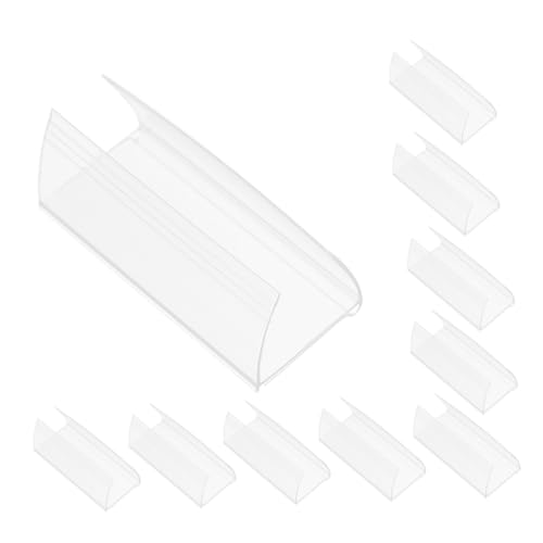 CONGARTENO 50 Stück Transparente Preisschildhalter Flexibel Wiederverwendbar aus Kunststoff für Regale Vielseitige Etikettenclips zur Warenkennzeichnung im Einzelhandel und Bürogebrauch CONGARTENO 50 Stück Transparente Preisschildhalter Flexibel Wiederverwendbar aus Kunststoff für Regale Vielseitige Etikettenclips zur Warenkennzeichnung im Einzelhandel und Bürogebrauch von CONGARTENO