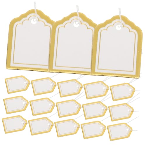 CONGARTENO 500 Stück Weiße Handbeschreibbare Papieranhänger mit Schnur Fächerförmige Preisschilder für Schmuck Kleidung Vielseitige Hängende Etiketten für Warenkennzeichnung und Preisangabe CONGARTENO 500 Stück Weiße Handbeschreibbare Papieranhänger mit Schnur Fächerförmige Preisschilder für Schmuck Kleidung Vielseitige Hängende Etiketten für Warenkennzeichnung und Preisangabe von CONGARTENO