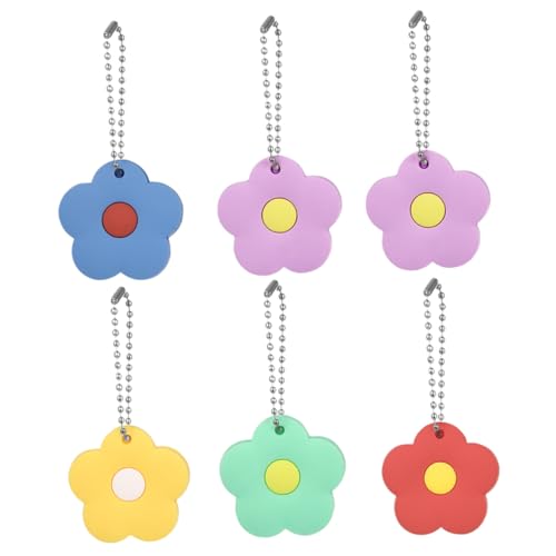 CONGARTENO 6 Stck. Silikon Schlüsselkappen Blumenform Langlebige Schlüsselabdeckungen zum Schutz vor Schmutz und Rost Rutschfeste Schlüsselkennungsabdeckungen für Hausschlüssel Farblich CONGARTENO 6 Stck. Silikon Schlüsselkappen Blumenform Langlebige Schlüsselabdeckungen zum Schutz vor Schmutz und Rost Rutschfeste Schlüsselkennungsabdeckungen für Hausschlüssel Farblich von CONGARTENO