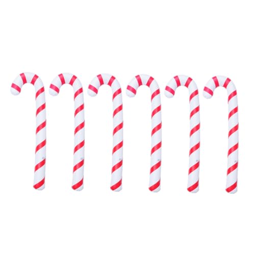 CONGARTENO 6 Stück Aufblasbare Weihnachtskrücken Zuckerstangen Ballons Rot Weiß Dekoration für Weihnachtsfeier Geburtstag Party Deko Außen Innen Wiederverwendbar CONGARTENO 6 Stück Aufblasbare Weihnachtskrücken Zuckerstangen Ballons Rot Weiß Dekoration für Weihnachtsfeier Geburtstag Party Deko Außen Innen Wiederverwendbar von CONGARTENO