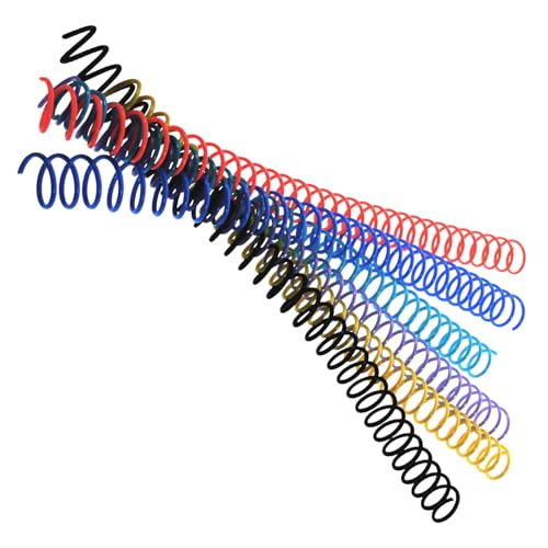 CONGARTENO 6 Stück Bunte Kunststoff Binderinge für Notizbücher und Karteikarten Spiralformbare Leicht zu Nutzende Loseblatt Ringe DIY Organizer Zubehör für Rezept und Notizordner CONGARTENO 6 Stück Bunte Kunststoff Binderinge für Notizbücher und Karteikarten Spiralformbare Leicht zu Nutzende Loseblatt Ringe DIY Organizer Zubehör für Rezept und Notizordner von CONGARTENO
