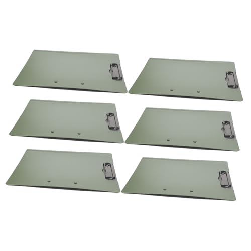CONGARTENO 6 Stück Faltbarer Klemmbrett Ordner mit Teiligem Doppelte Clips für Horizontale und Dokumentenfixierung Multifunktionale Schreibunterlage für Büro Konferenz und Baustelle Leicht CONGARTENO 6 Stück Faltbarer Klemmbrett Ordner mit Teiligem Doppelte Clips für Horizontale und Dokumentenfixierung Multifunktionale Schreibunterlage für Büro Konferenz und Baustelle Leicht von CONGARTENO