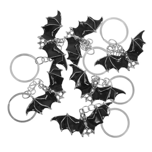 CONGARTENO 6 Stück Halloween Fledermaus Schlüsselanhänger Anhänger Bag Pendant für Taschen Deko Leichte Tragbare Hängende Deko für Party und Alltag CONGARTENO 6 Stück Halloween Fledermaus Schlüsselanhänger Anhänger Bag Pendant für Taschen Deko Leichte Tragbare Hängende Deko für Party und Alltag von CONGARTENO