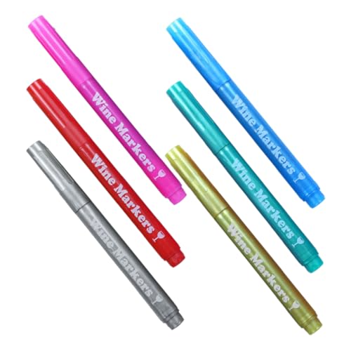 CONGARTENO 6 Stück Teiliges Abwischbarer Marker Stifte für Wein und Glasmalerei Bunte Acrylstifte für Zeichnen Diy Kunsthandwerk Geeignet für Künstler und Geschenkideen CONGARTENO 6 Stück Teiliges Abwischbarer Marker Stifte für Wein und Glasmalerei Bunte Acrylstifte für Zeichnen Diy Kunsthandwerk Geeignet für Künstler und Geschenkideen von CONGARTENO