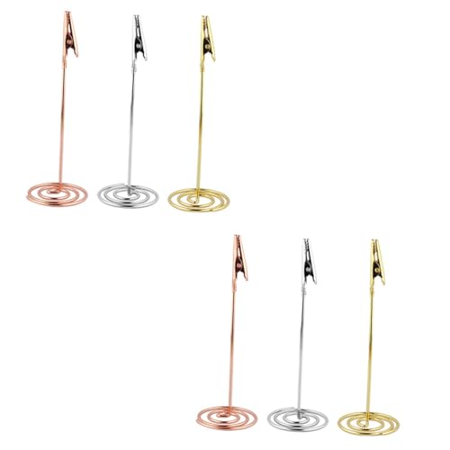 CONGARTENO 6 Stück Teiliges Dreifarbige Memo Clips Multifunktionale Fotohalter und Tischkartenhalter Stabile Klammern für Notizen Fotos Karten für Büro Hochzeit Party Dekoration CONGARTENO 6 Stück Teiliges Dreifarbige Memo Clips Multifunktionale Fotohalter und Tischkartenhalter Stabile Klammern für Notizen Fotos Karten für Büro Hochzeit Party Dekoration von CONGARTENO