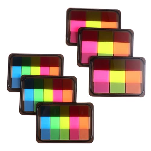 CONGARTENO 6 Stück Teiliges Selbstklebendes Index register Haftnotizen Verschiedene Ausführungen Transparente Klebezettel für Schule Büro Journal Planer Notizen und Termine CONGARTENO 6 Stück Teiliges Selbstklebendes Index register Haftnotizen Verschiedene Ausführungen Transparente Klebezettel für Schule Büro Journal Planer Notizen und Termine von CONGARTENO