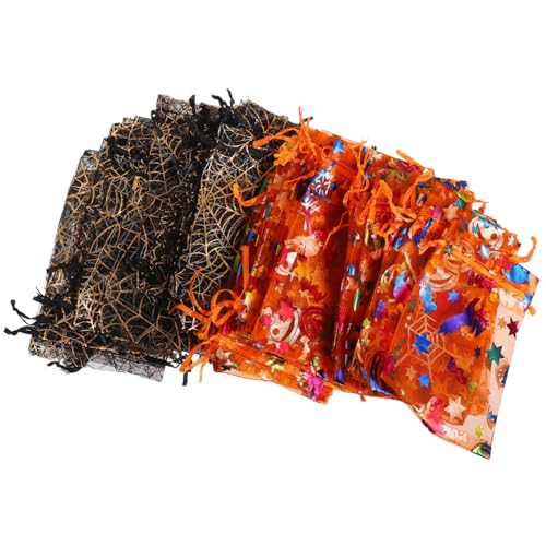 CONGARTENO 60 Stück Halloween-Geschenktüte Süßigkeitenbeutel aus Organza Kordelzugbeutel lose Beuteltaschen Süßigkeitentüten Halloween Partytaschen mit Kordelzug CONGARTENO 60 Stück Halloween-Geschenktüte Süßigkeitenbeutel aus Organza Kordelzugbeutel lose Beuteltaschen Süßigkeitentüten Halloween Partytaschen mit Kordelzug von CONGARTENO
