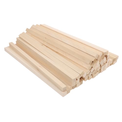 CONGARTENO 60 Stück Quadratische Basswood Holzstäbchen für DIY Bastelprojekte Stabile Glatte Holzleisten zum Basteln für Heimwerker Modellbau und Kreative Holzarbeiten CONGARTENO 60 Stück Quadratische Basswood Holzstäbchen für DIY Bastelprojekte Stabile Glatte Holzleisten zum Basteln für Heimwerker Modellbau und Kreative Holzarbeiten von CONGARTENO