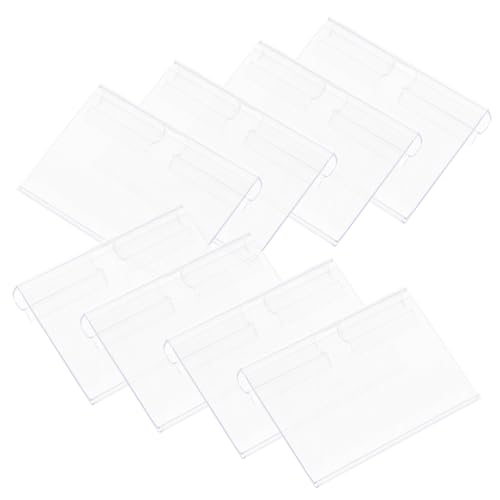 CONGARTENO 60 Stück Transparente Preisschildhalter aus Kunststoff Stabile Etikettenclips für Supermarkt regale Mehrfach Verwendbar Rutschfest und Leicht für Einkaufszentren und CONGARTENO 60 Stück Transparente Preisschildhalter aus Kunststoff Stabile Etikettenclips für Supermarkt regale Mehrfach Verwendbar Rutschfest und Leicht für Einkaufszentren und von CONGARTENO