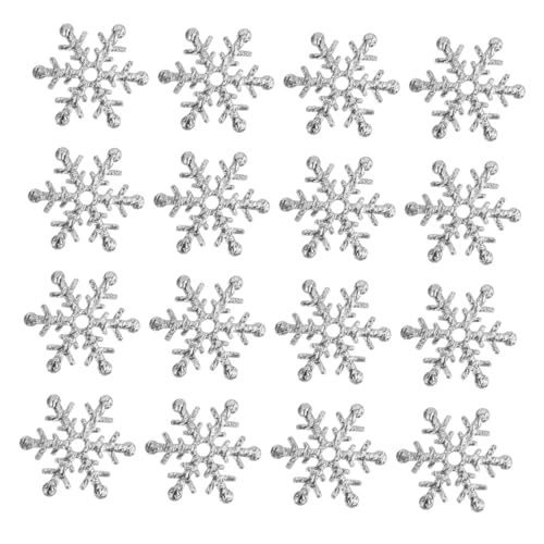 CONGARTENO 600 Stk. Schneeflocken Konfetti Silber Partydeko Weihnachtsstreu Glitzerndes Streukonfetti für Tischdekoration Foto Requisiten Festliche Silvesterdekoration CONGARTENO 600 Stk. Schneeflocken Konfetti Silber Partydeko Weihnachtsstreu Glitzerndes Streukonfetti für Tischdekoration Foto Requisiten Festliche Silvesterdekoration von CONGARTENO